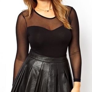 ASOS Curve Mesh Bodysuit